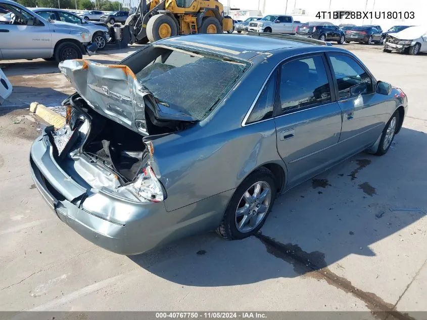 2001 Toyota Avalon Xls VIN: 4T1BF28BX1U180103 Lot: 40767750