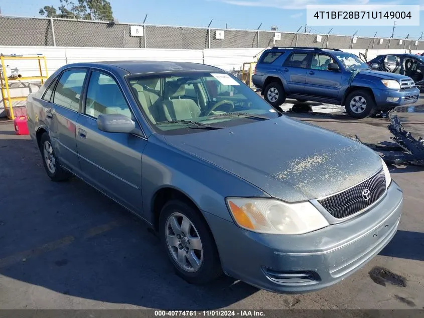 2001 Toyota Avalon Xl VIN: 4T1BF28B71U149004 Lot: 40774761