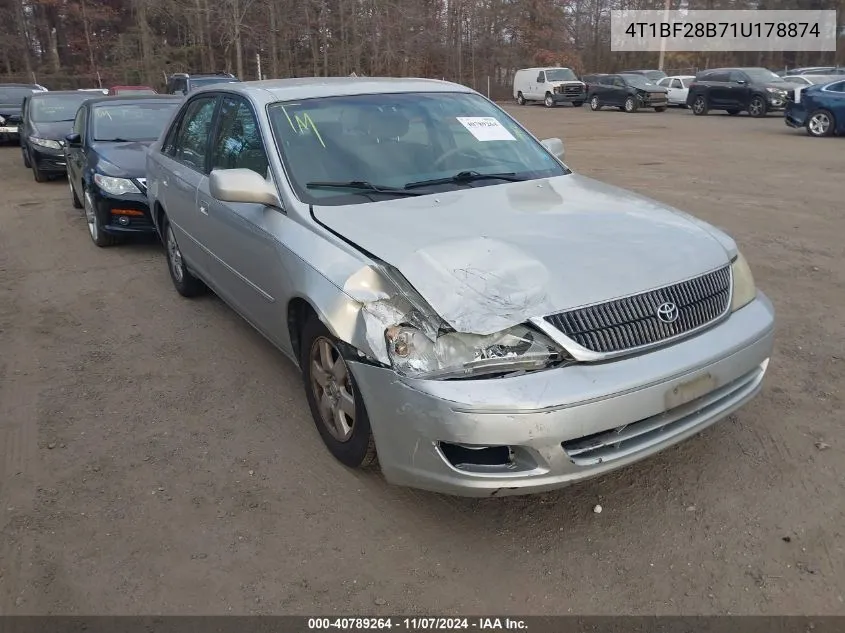 2001 Toyota Avalon Xl VIN: 4T1BF28B71U178874 Lot: 40789264