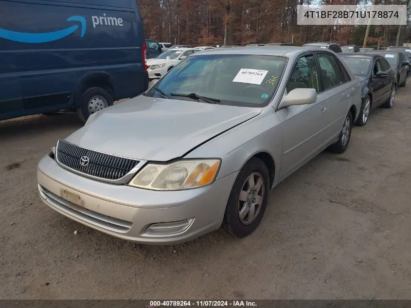 2001 Toyota Avalon Xl VIN: 4T1BF28B71U178874 Lot: 40789264