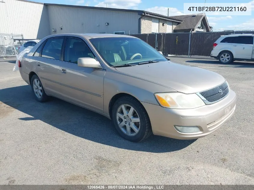 4T1BF28B72U221160 2002 Toyota Avalon Xl/Xls