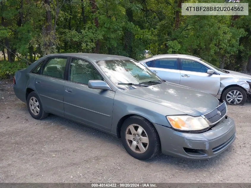 2002 Toyota Avalon Xl/Xls VIN: 4T1BF28B82U204562 Lot: 40143422