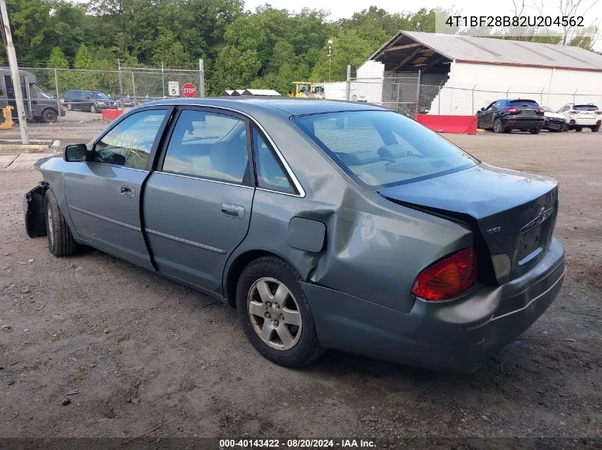 4T1BF28B82U204562 2002 Toyota Avalon Xl/Xls