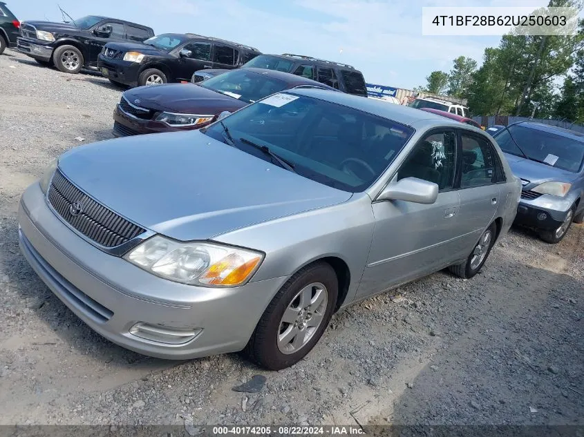 2002 Toyota Avalon Xl/Xls VIN: 4T1BF28B62U250603 Lot: 40174205