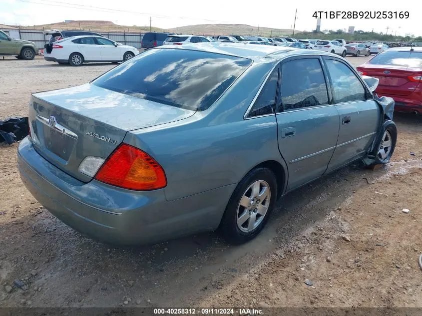 2002 Toyota Avalon Xl VIN: 4T1BF28B92U253169 Lot: 40258312