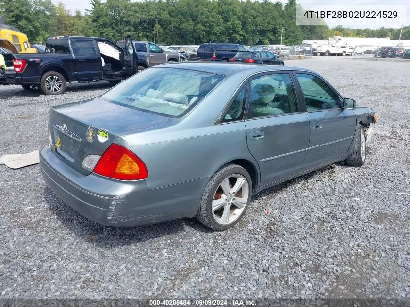 2002 Toyota Avalon Xl VIN: 4T1BF28B02U224529 Lot: 40285484