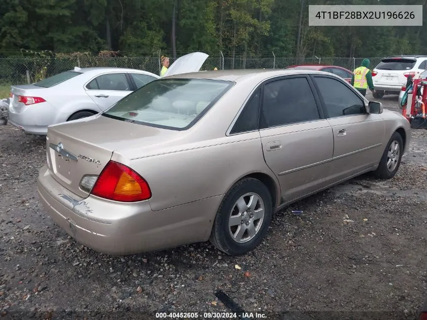 4T1BF28BX2U196626 2002 Toyota Avalon Xl