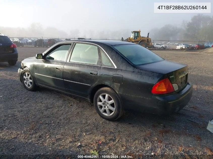 2002 Toyota Avalon Xl/Xls VIN: 4T1BF28B62U260144 Lot: 40462561