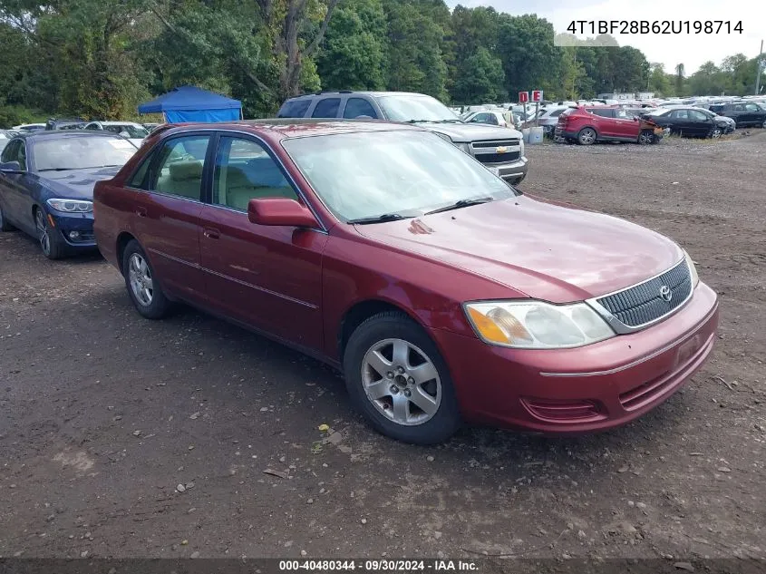 2002 Toyota Avalon Xl VIN: 4T1BF28B62U198714 Lot: 40480344