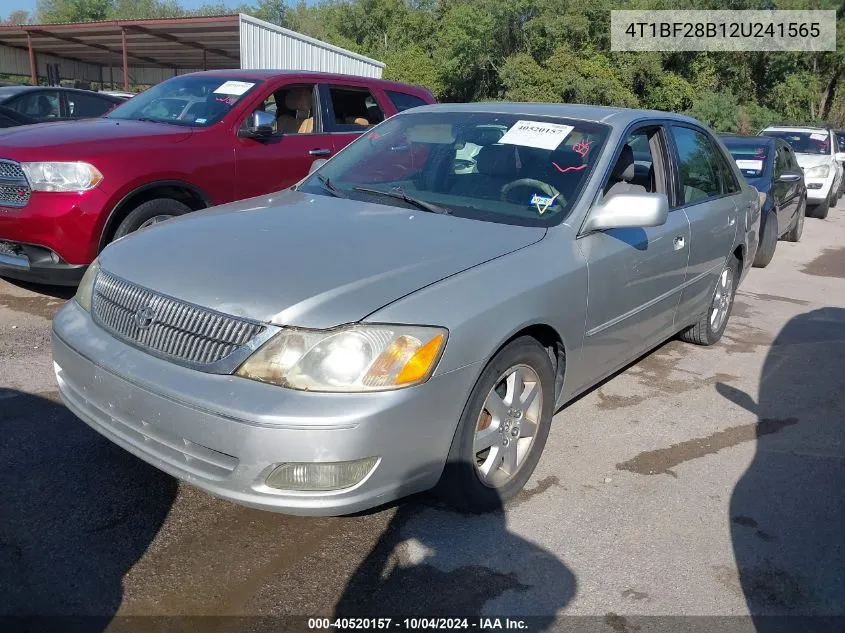 2002 Toyota Avalon Xls VIN: 4T1BF28B12U241565 Lot: 40520157