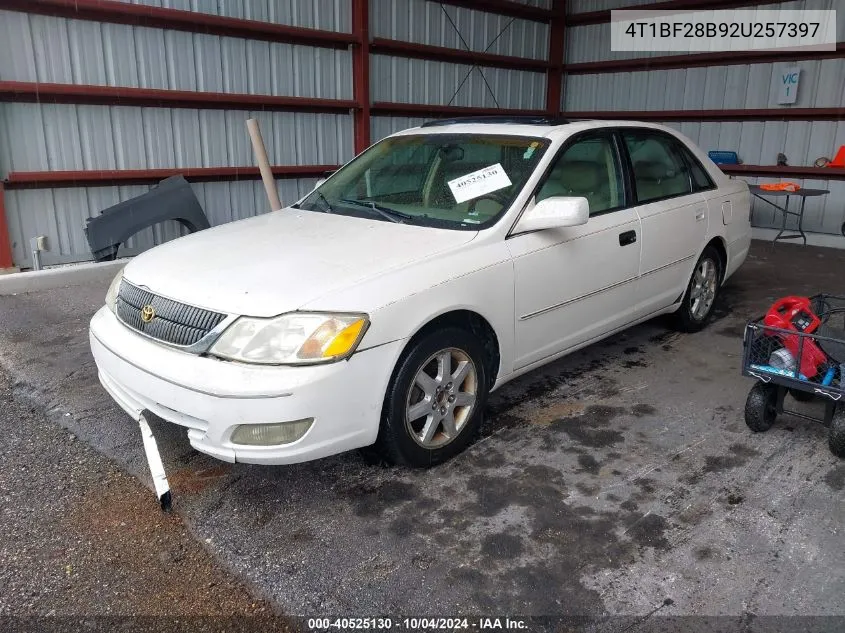 2002 Toyota Avalon Xls VIN: 4T1BF28B92U257397 Lot: 40525130