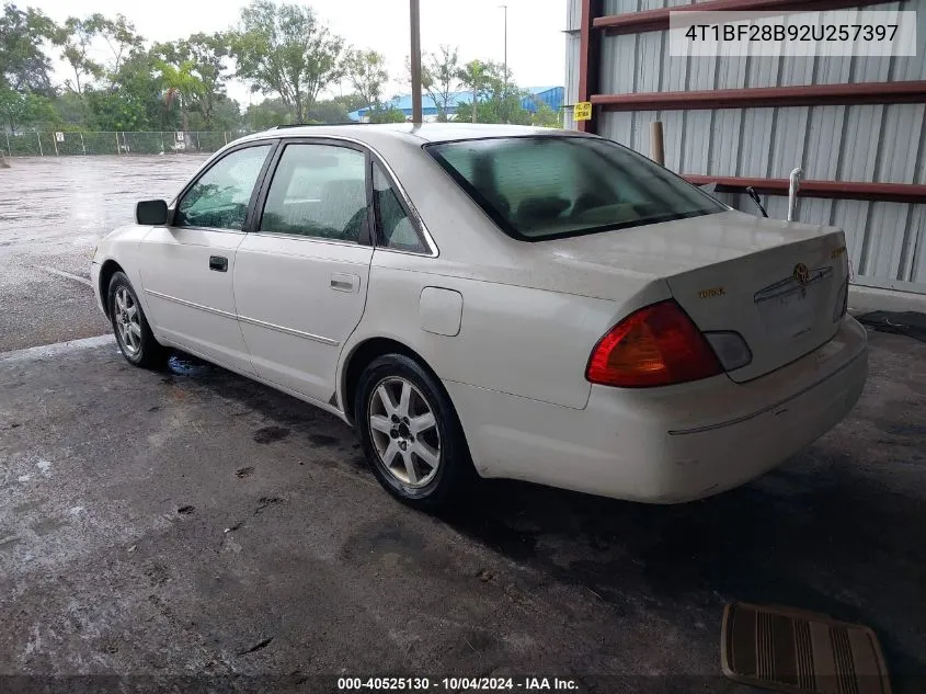 2002 Toyota Avalon Xls VIN: 4T1BF28B92U257397 Lot: 40525130