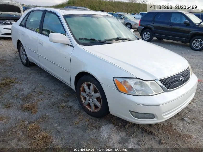 2002 Toyota Avalon Xl/Xls VIN: 4T1BF28B12U206489 Lot: 40543426