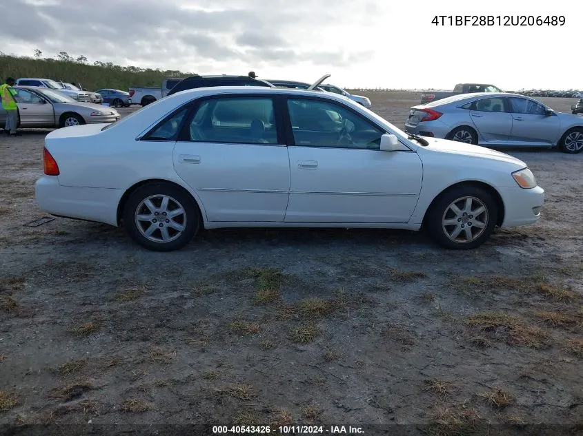 2002 Toyota Avalon Xl/Xls VIN: 4T1BF28B12U206489 Lot: 40543426