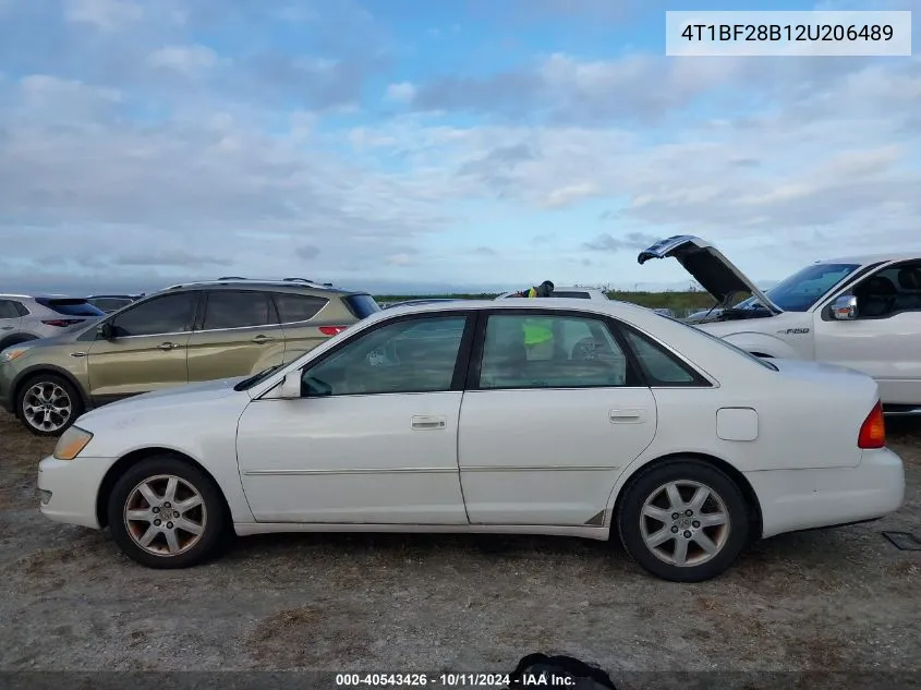 2002 Toyota Avalon Xl/Xls VIN: 4T1BF28B12U206489 Lot: 40543426