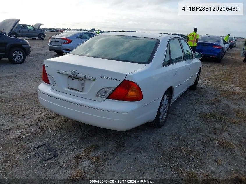 2002 Toyota Avalon Xl/Xls VIN: 4T1BF28B12U206489 Lot: 40543426