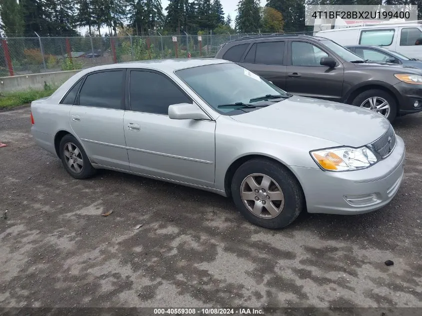 2002 Toyota Avalon Xl VIN: 4T1BF28BX2U199400 Lot: 40559308