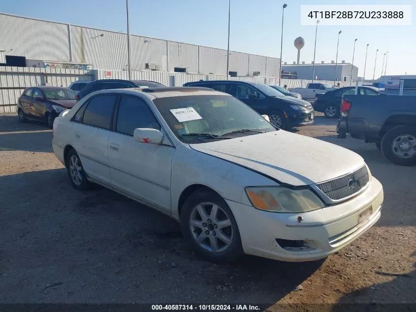 2002 Toyota Avalon Xl VIN: 4T1BF28B72U233888 Lot: 40587314