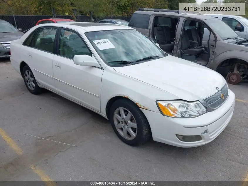 2002 Toyota Avalon Xls VIN: 4T1BF28B72U233731 Lot: 40613434