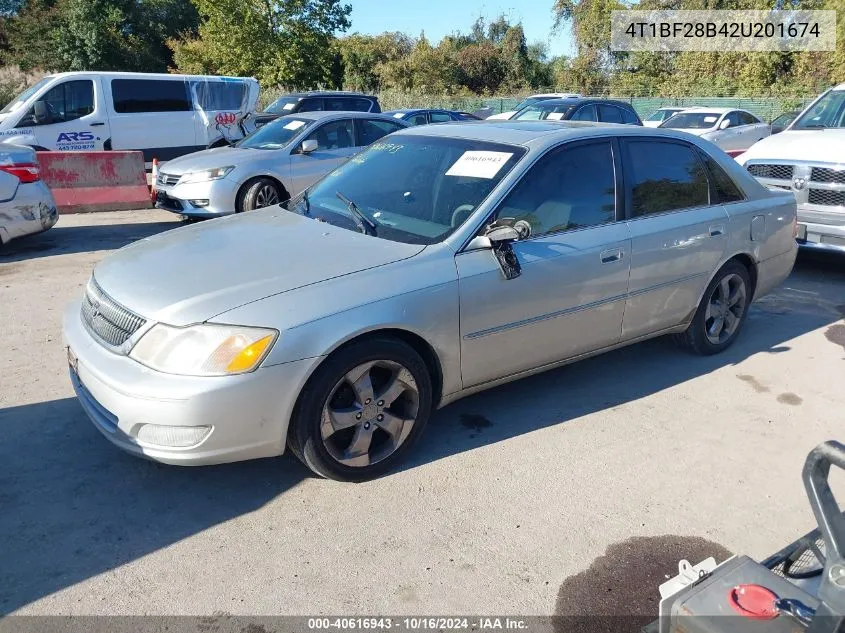 2002 Toyota Avalon Xls VIN: 4T1BF28B42U201674 Lot: 40616943