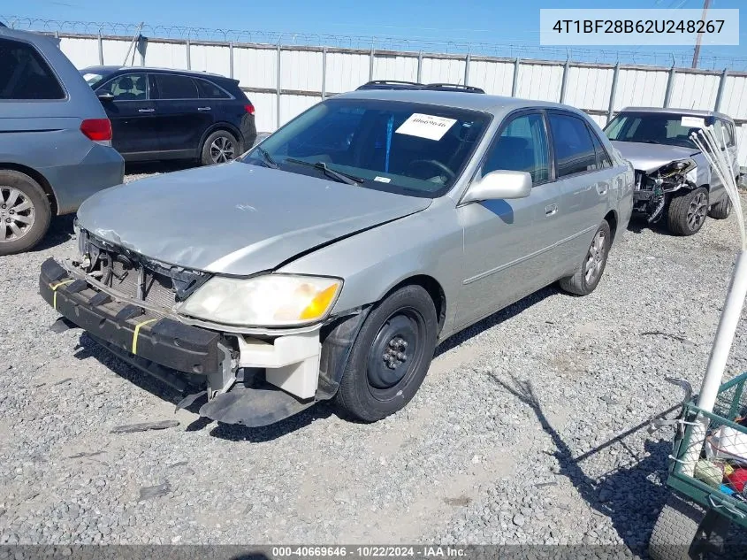 2002 Toyota Avalon Xl VIN: 4T1BF28B62U248267 Lot: 40669646