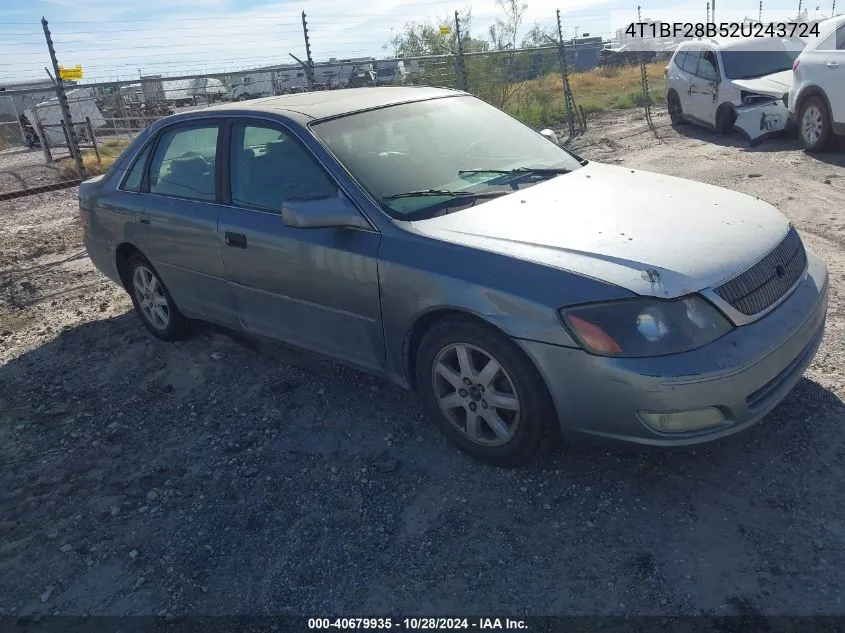 2002 Toyota Avalon Xls VIN: 4T1BF28B52U243724 Lot: 40679935