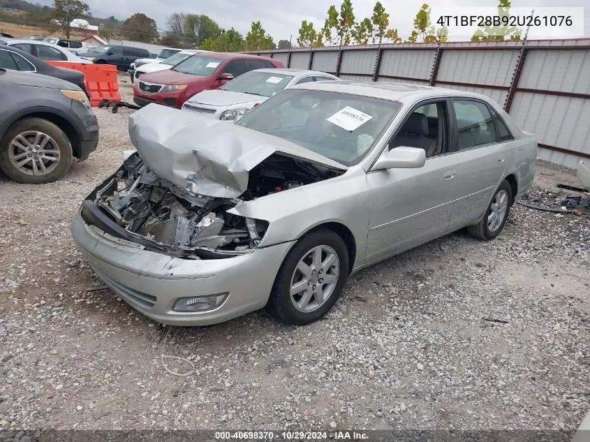 2002 Toyota Avalon Xls VIN: 4T1BF28B92U261076 Lot: 40698370