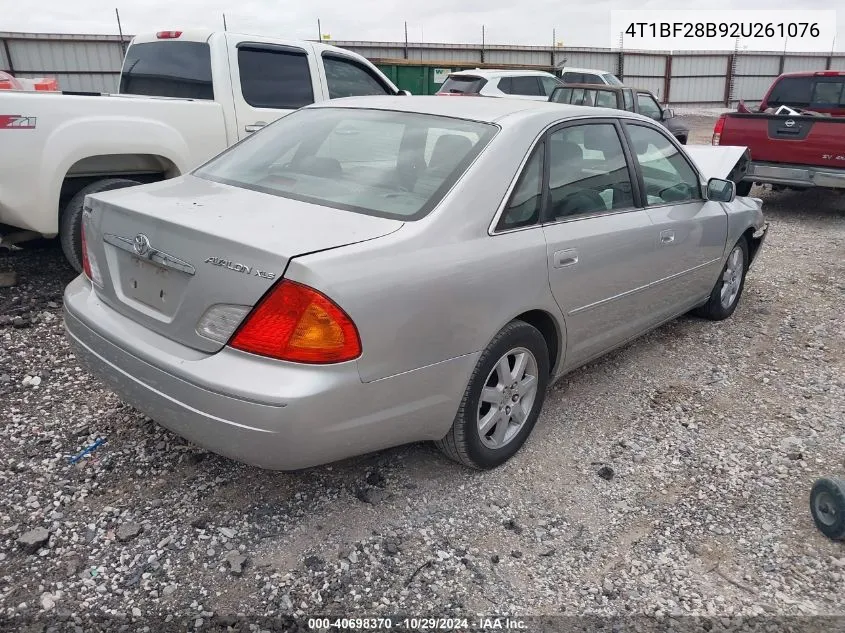 2002 Toyota Avalon Xls VIN: 4T1BF28B92U261076 Lot: 40698370