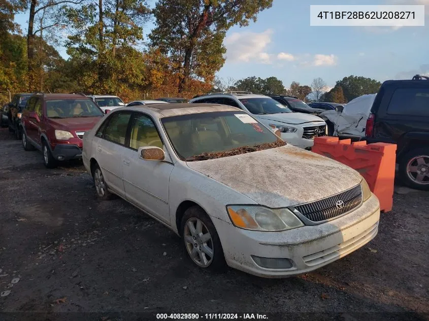 2002 Toyota Avalon Xls VIN: 4T1BF28B62U208271 Lot: 40829590