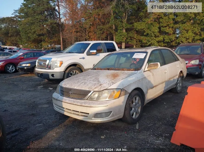 2002 Toyota Avalon Xls VIN: 4T1BF28B62U208271 Lot: 40829590