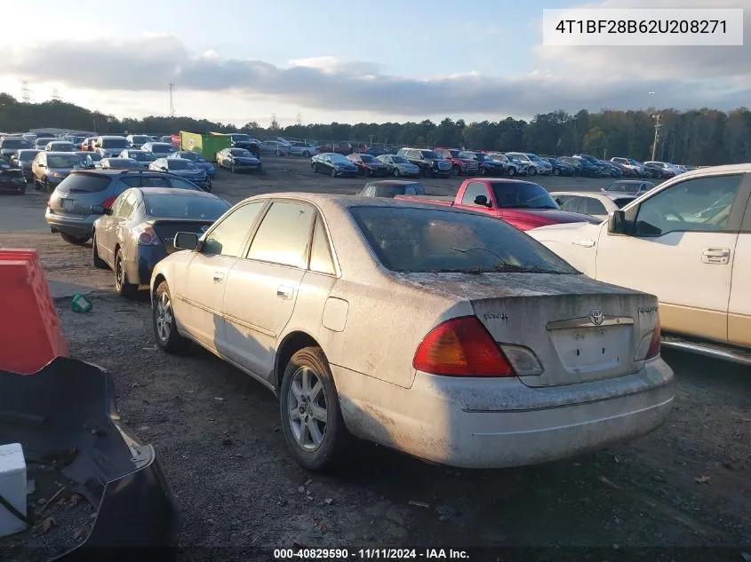 2002 Toyota Avalon Xls VIN: 4T1BF28B62U208271 Lot: 40829590