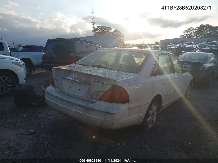 2002 Toyota Avalon Xls VIN: 4T1BF28B62U208271 Lot: 40829590