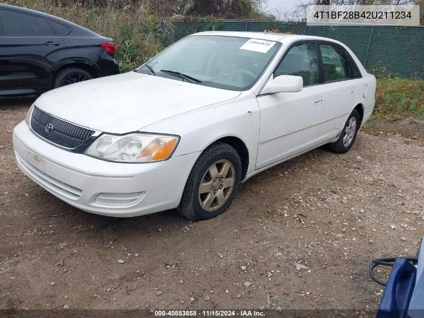 2002 Toyota Avalon Xl VIN: 4T1BF28B42U211234 Lot: 40883858