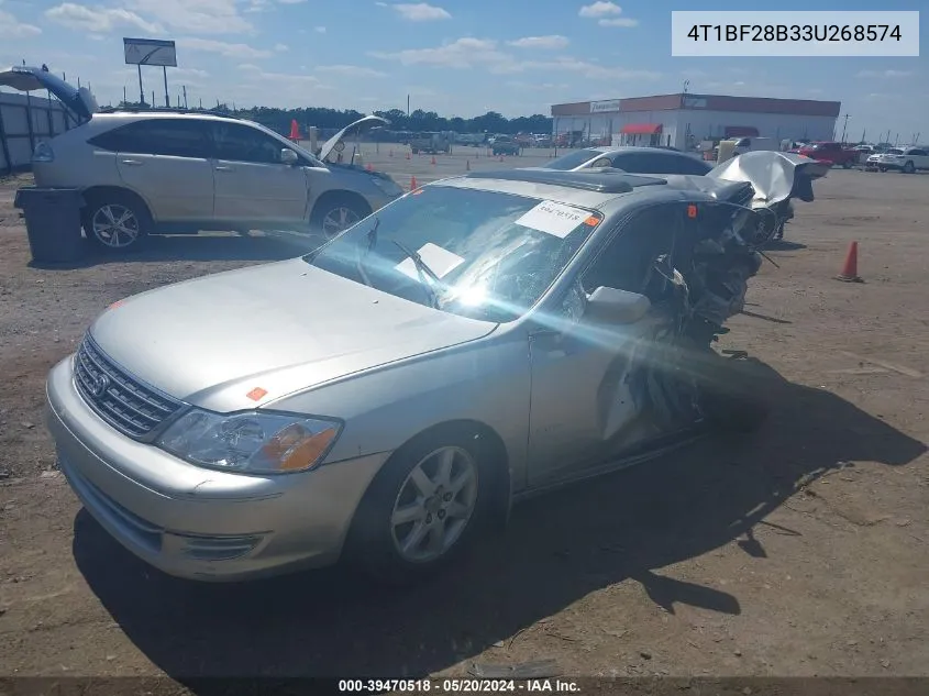 2003 Toyota Avalon Xl VIN: 4T1BF28B33U268574 Lot: 39470518