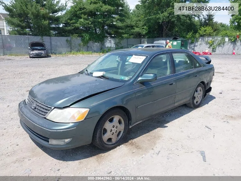 2003 Toyota Avalon Xls VIN: 4T1BF28B63U284400 Lot: 39642963