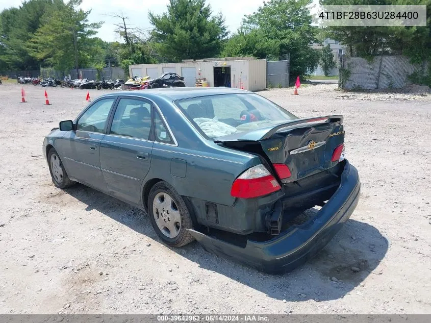 2003 Toyota Avalon Xls VIN: 4T1BF28B63U284400 Lot: 39642963