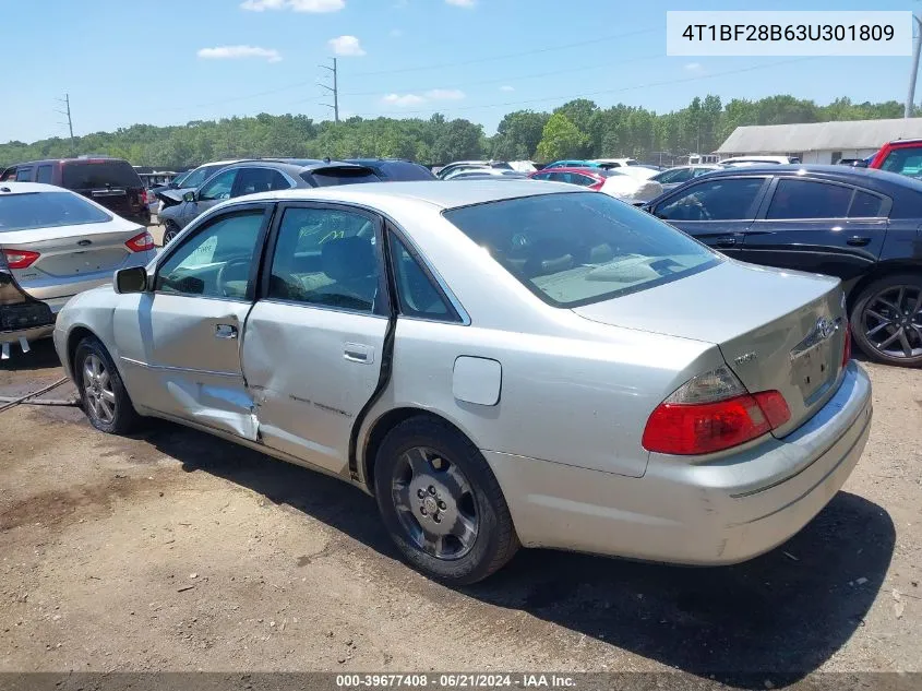 2003 Toyota Avalon Xls VIN: 4T1BF28B63U301809 Lot: 39677408