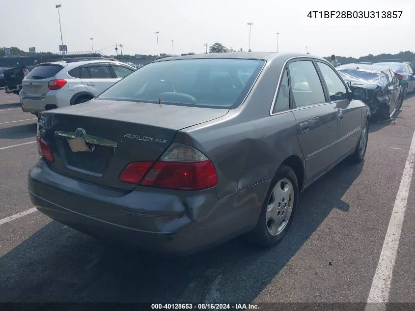 2003 Toyota Avalon Xls VIN: 4T1BF28B03U313857 Lot: 40128653