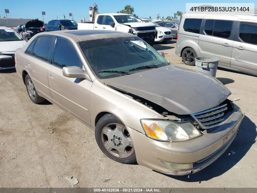 4T1BF28B53U291404 2003 Toyota Avalon Xls