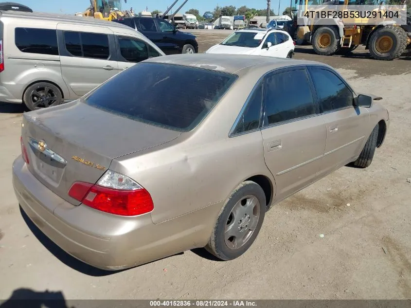 2003 Toyota Avalon Xls VIN: 4T1BF28B53U291404 Lot: 40152836