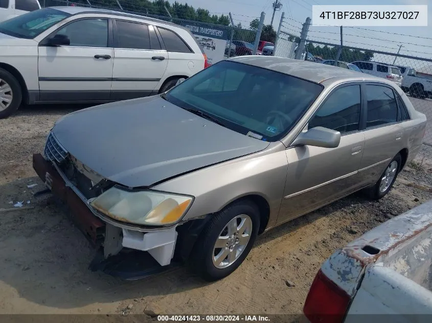 2003 Toyota Avalon Xl VIN: 4T1BF28B73U327027 Lot: 40241423