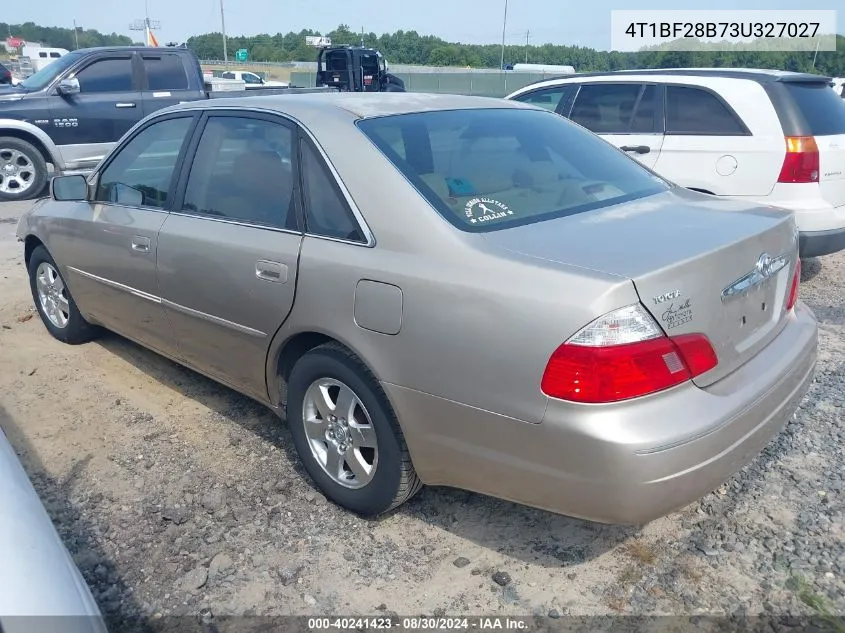 2003 Toyota Avalon Xl VIN: 4T1BF28B73U327027 Lot: 40241423