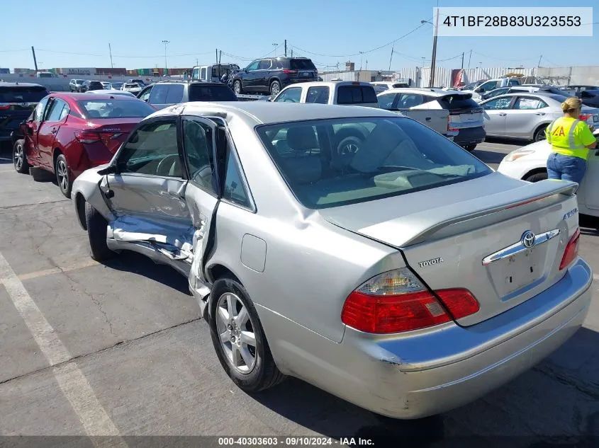 2003 Toyota Avalon Xl VIN: 4T1BF28B83U323553 Lot: 40303603