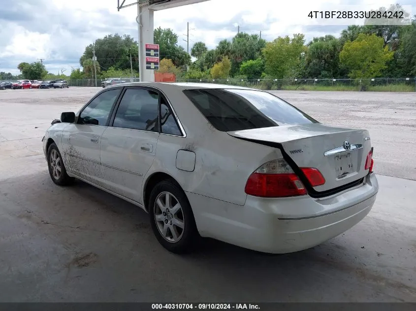 2003 Toyota Avalon Xl/Xls VIN: 4T1BF28B33U284242 Lot: 40310704