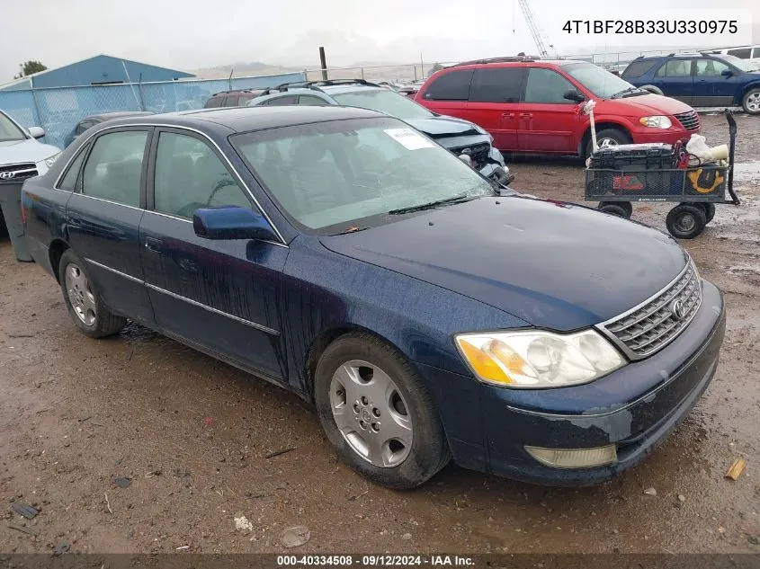 2003 Toyota Avalon Xl/Xls VIN: 4T1BF28B33U330975 Lot: 40334508