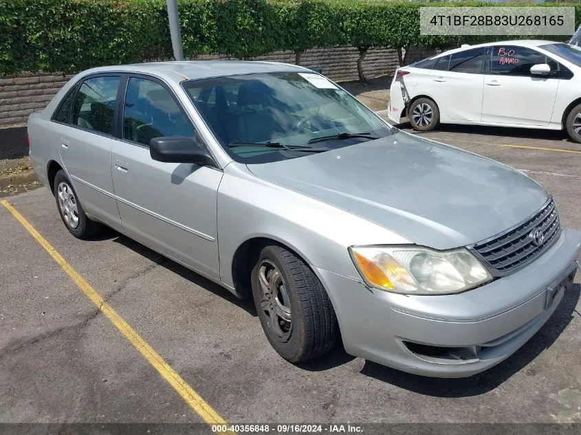 2003 Toyota Avalon Xl VIN: 4T1BF28B83U268165 Lot: 40356848