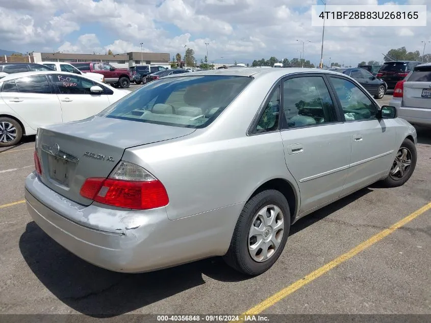 4T1BF28B83U268165 2003 Toyota Avalon Xl