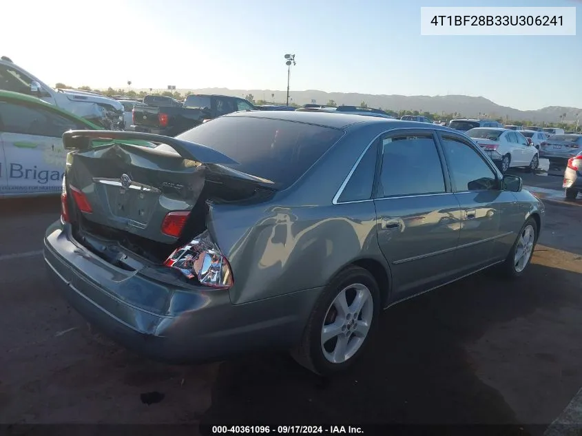 4T1BF28B33U306241 2003 Toyota Avalon Xl