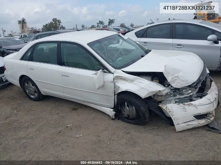 2003 Toyota Avalon Xls VIN: 4T1BF28BX3U321237 Lot: 40384483