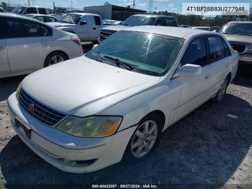 2003 Toyota Avalon Xl VIN: 4T1BF28B83U277948 Lot: 40432087